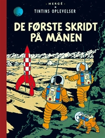 Tintin: De første skridt på Månen - retroudgave forside